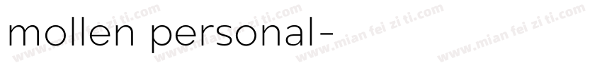 mollen personal字体转换